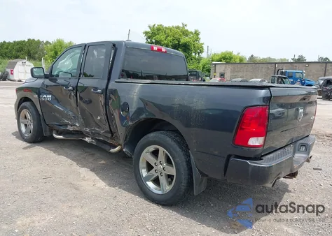 2018 Ram 1500 Express 4X4 6'4 Box from USA, damaged, VIN 1C6RR7FT2JS198665